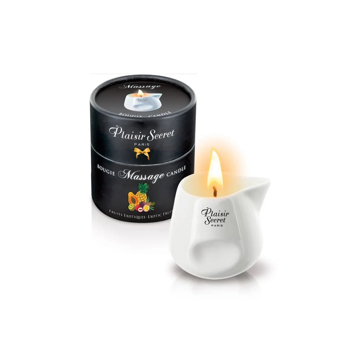 MASSAGE CANDLE EXOTIC FRUITS 80ML Свеча с массажным маслом Экзотические фрукты 80 мл CONCORDE