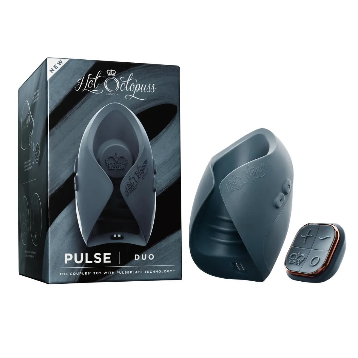 PULSE DUO 2025 Инновационный мужской вибратор с пультом ДУ Hot Octopuss, c вибрацией, длина 11.00 см, диаметр 6.10 см 