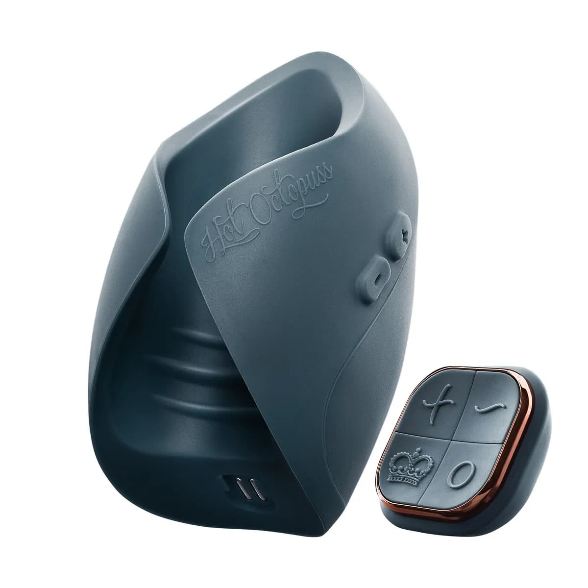 PULSE DUO 2025 Инновационный мужской вибратор с пультом ДУ Hot Octopuss, c вибрацией, длина 11.00 см, диаметр 6.10 см 