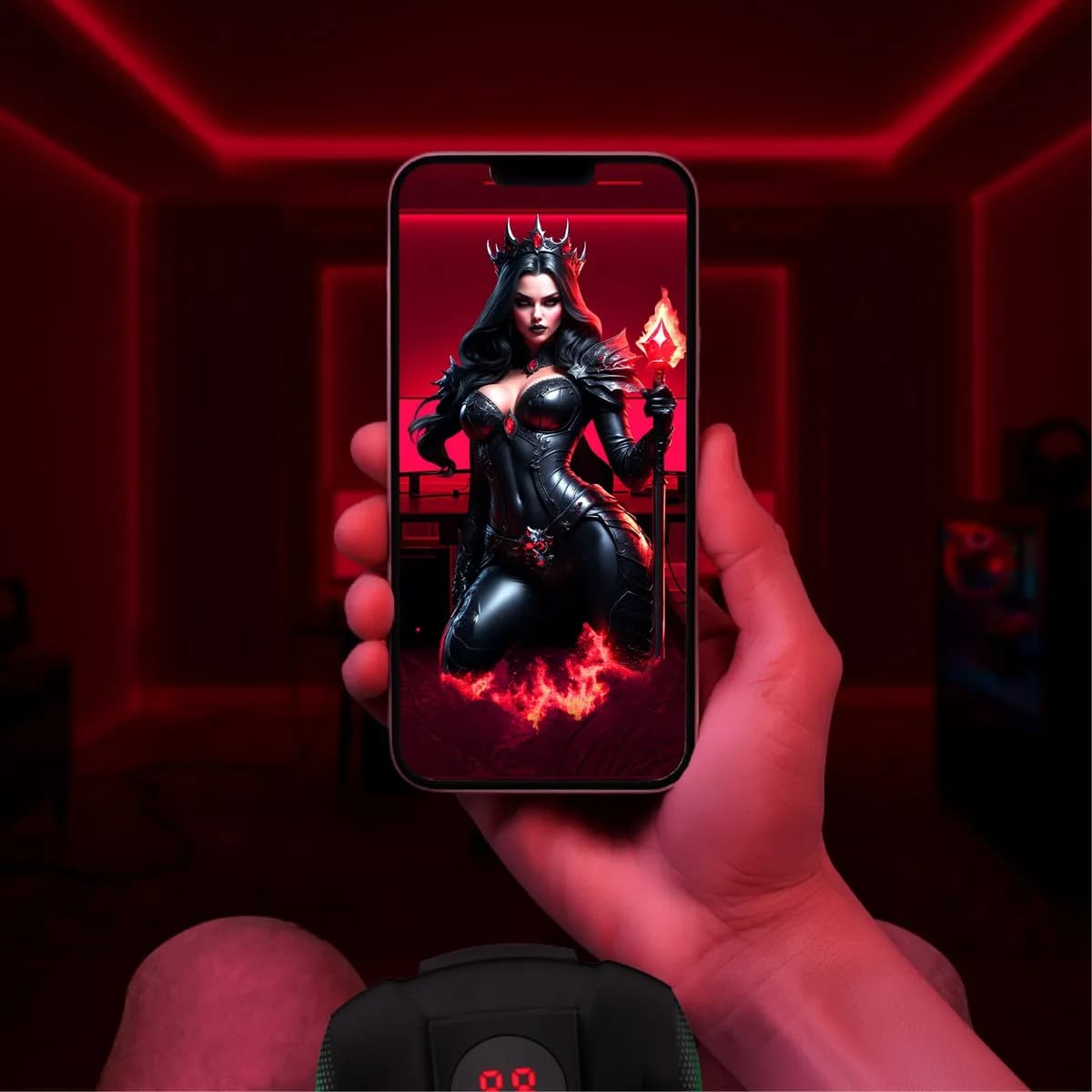 Интерактивный мастурбатор Masturs Shadow Sinner Raven. Вакуум, вибрация, подсветка. Masturs, c вибрацией, длина 26.50 см, диаметр 2.50 см