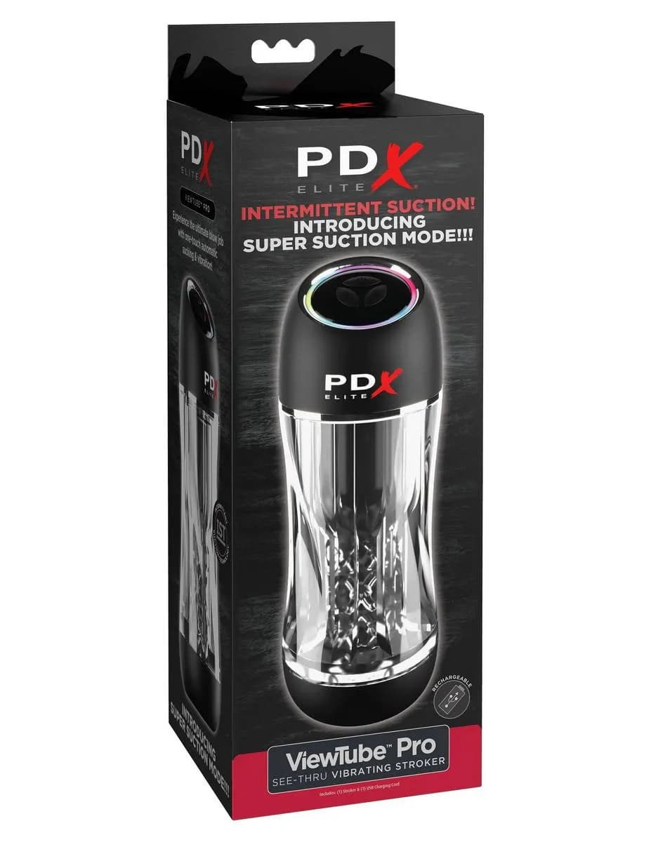 Автоматический мастурбатор с функцией всасывания PDX Elite ViewTube Pro Pipedream