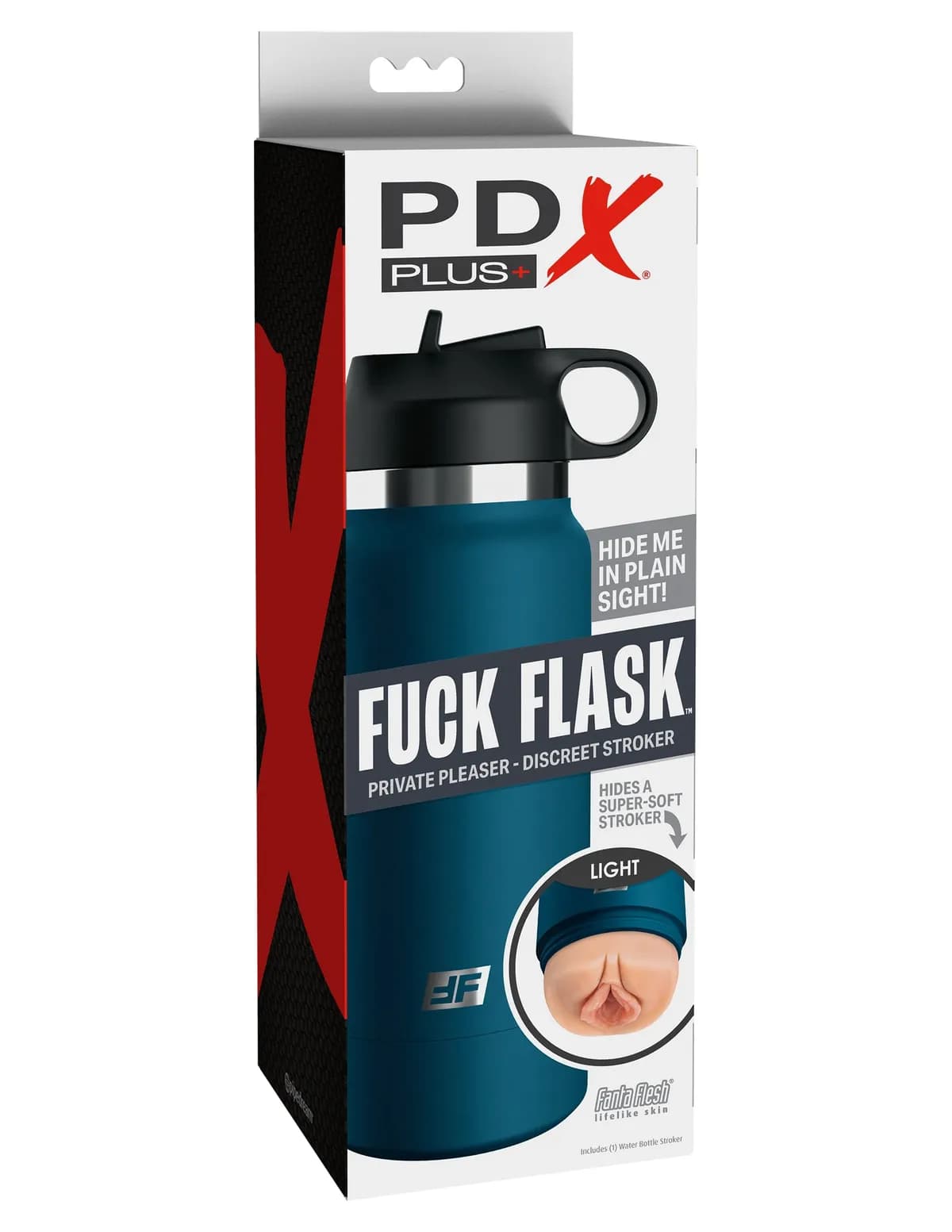 Мастурбатор FUCK FLASK, синий Pipedream, длина 23.80 см