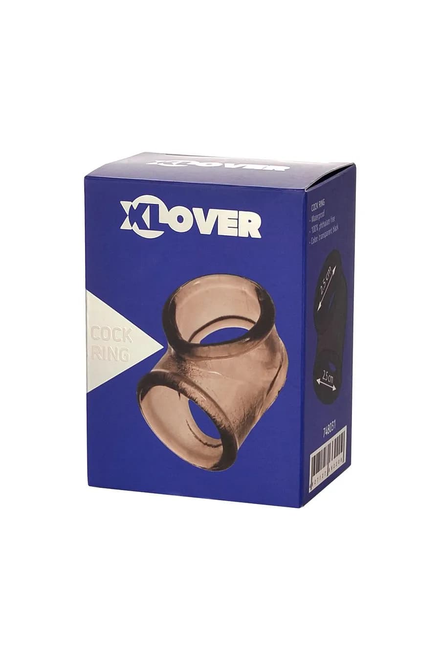 Эрекционное кольцо на пенис XLover by TOYFA, TPE, черный прозрачный, 3,5 см