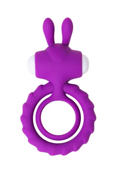 ЭРЕКЦИОННОЕ КОЛЬЦО НА ПЕНИС JOS GOOD BUNNY, СИЛИКОН, ФИОЛЕТОВЫЙ, 9 СМ