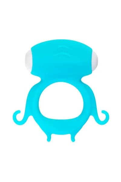 ВИБРОКОЛЬЦО НА ПЕНИС A-TOYS BY TOYFA SAIR, СИЛИКОН, ГОЛУБОЕ, Ø 2,6 СМ