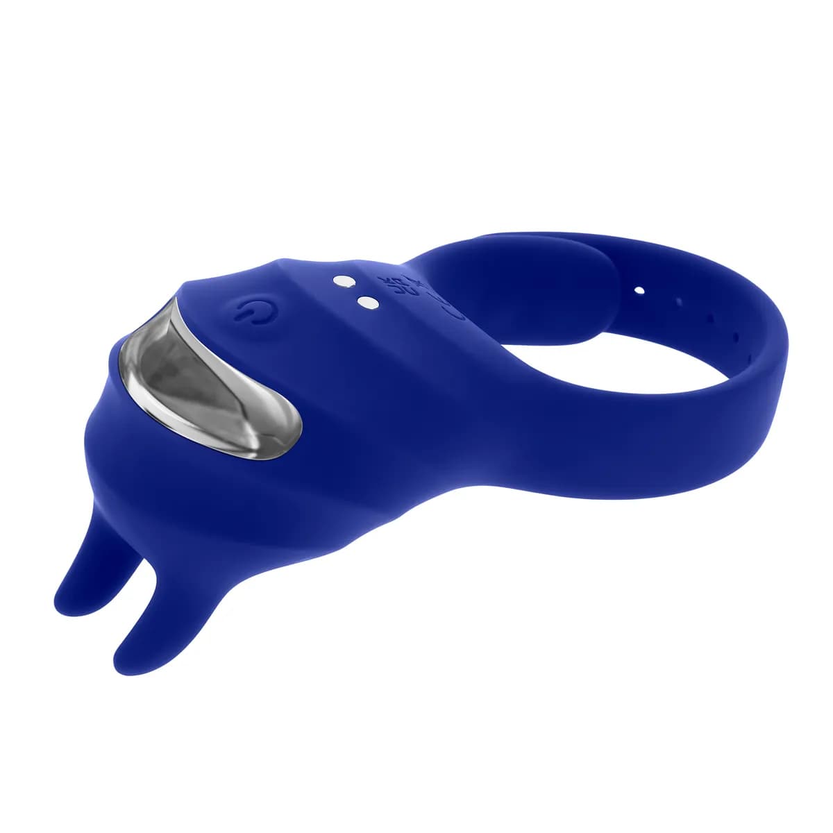 Эрекционное вибро-кольцо с клиторальной подушечкой и пультом ДУ Adjustable Fun Ring Evolved, c вибрацией, длина 10.95 см, диаметр 2.54 см