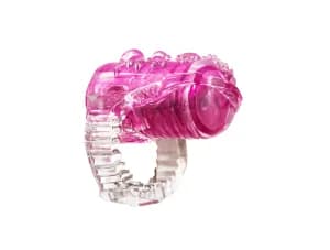 Насадка с вибрацией на язык Rings Teaser pink