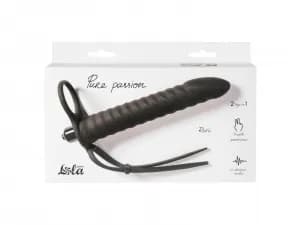 Вибронасадка для Двойного Проникновения Pure Passion Rori Black 