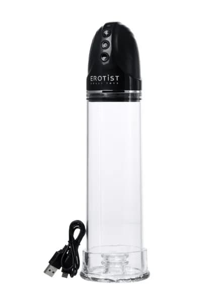 ПОМПА ДЛЯ ПЕНИСА EROTIST MAN UP PUMP, ABS ПЛАСТИК, ПРОЗРАЧНАЯ, 30 СМ