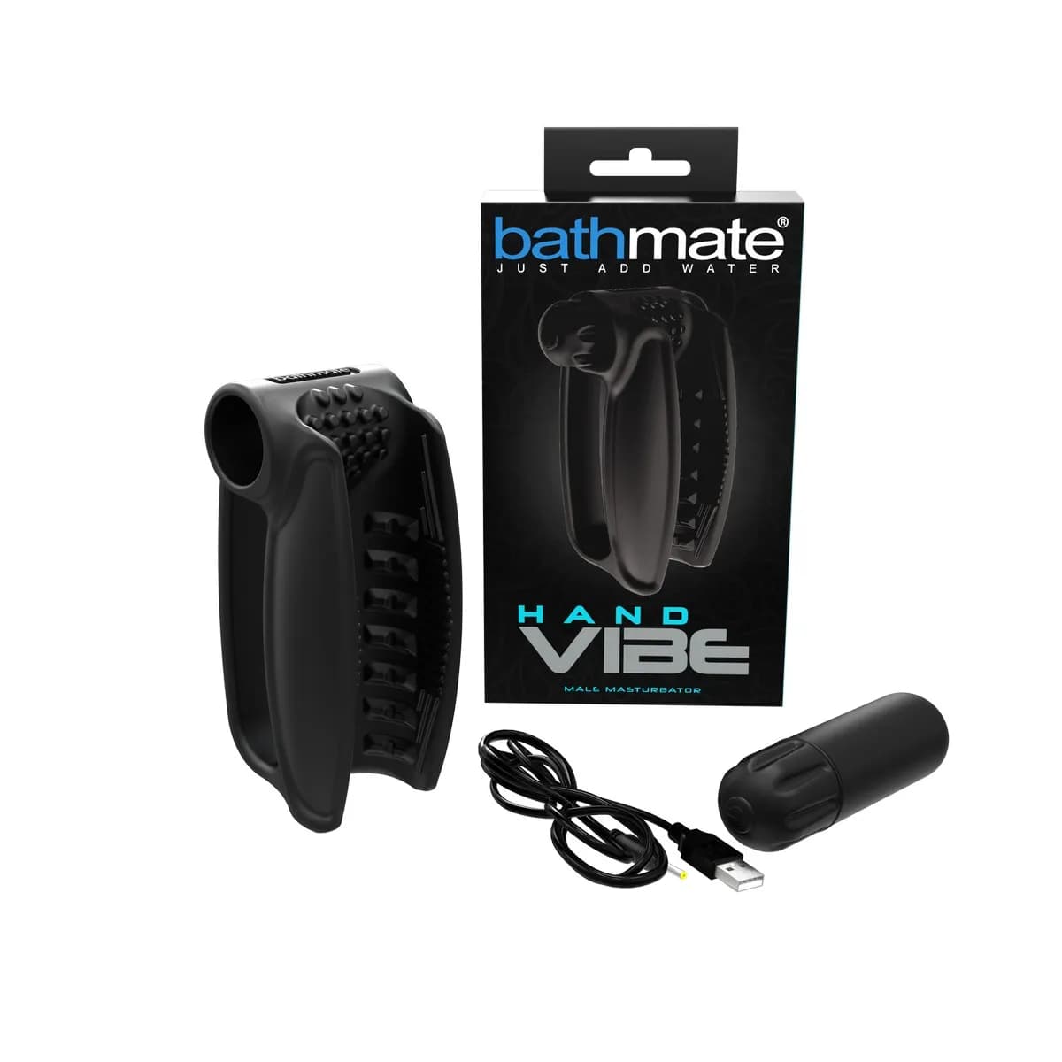 Мастурбатор Bathmate Hand Vibe с вибрацией, черный