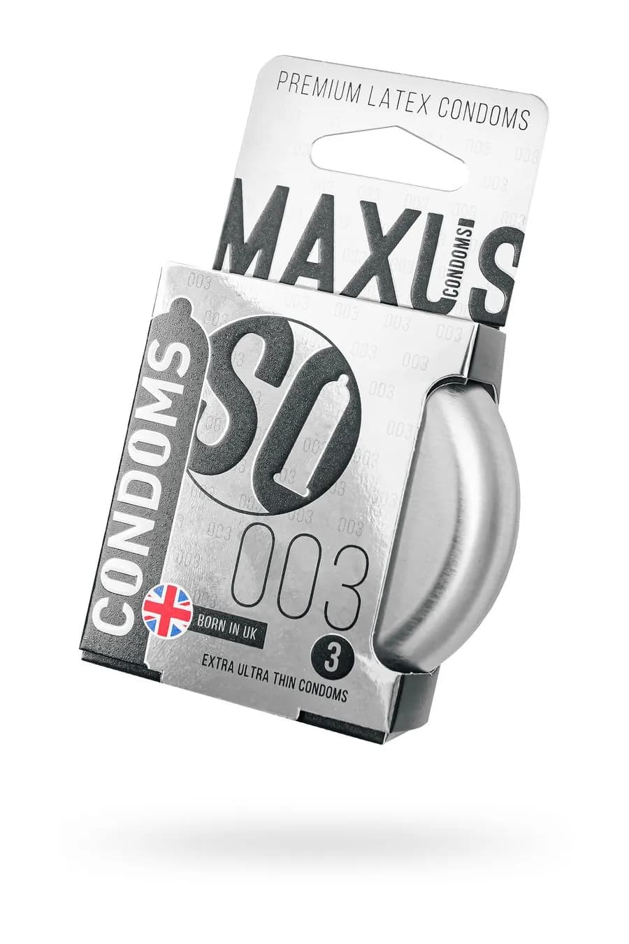 Презервативы MAXUS 003 №3 в железном кейсе, экстремально тонкие, 3 шт