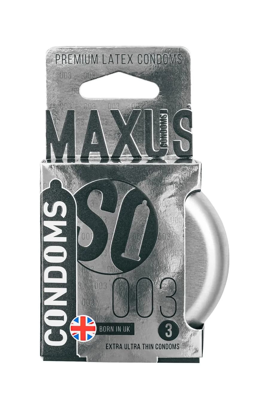 Презервативы MAXUS 003 №3 в железном кейсе, экстремально тонкие, 3 шт