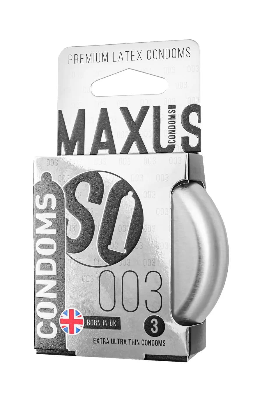 Презервативы MAXUS 003 №3 в железном кейсе, экстремально тонкие, 3 шт