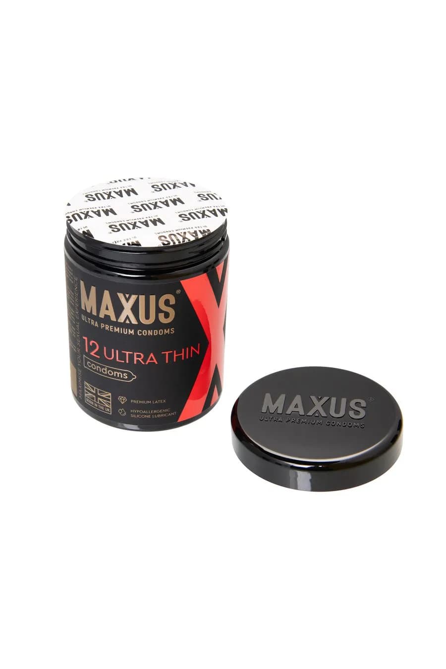Презервативы MAXUS Ultra Thin №12 с железным кейсом, ультратонкие X-Edition, 12 шт