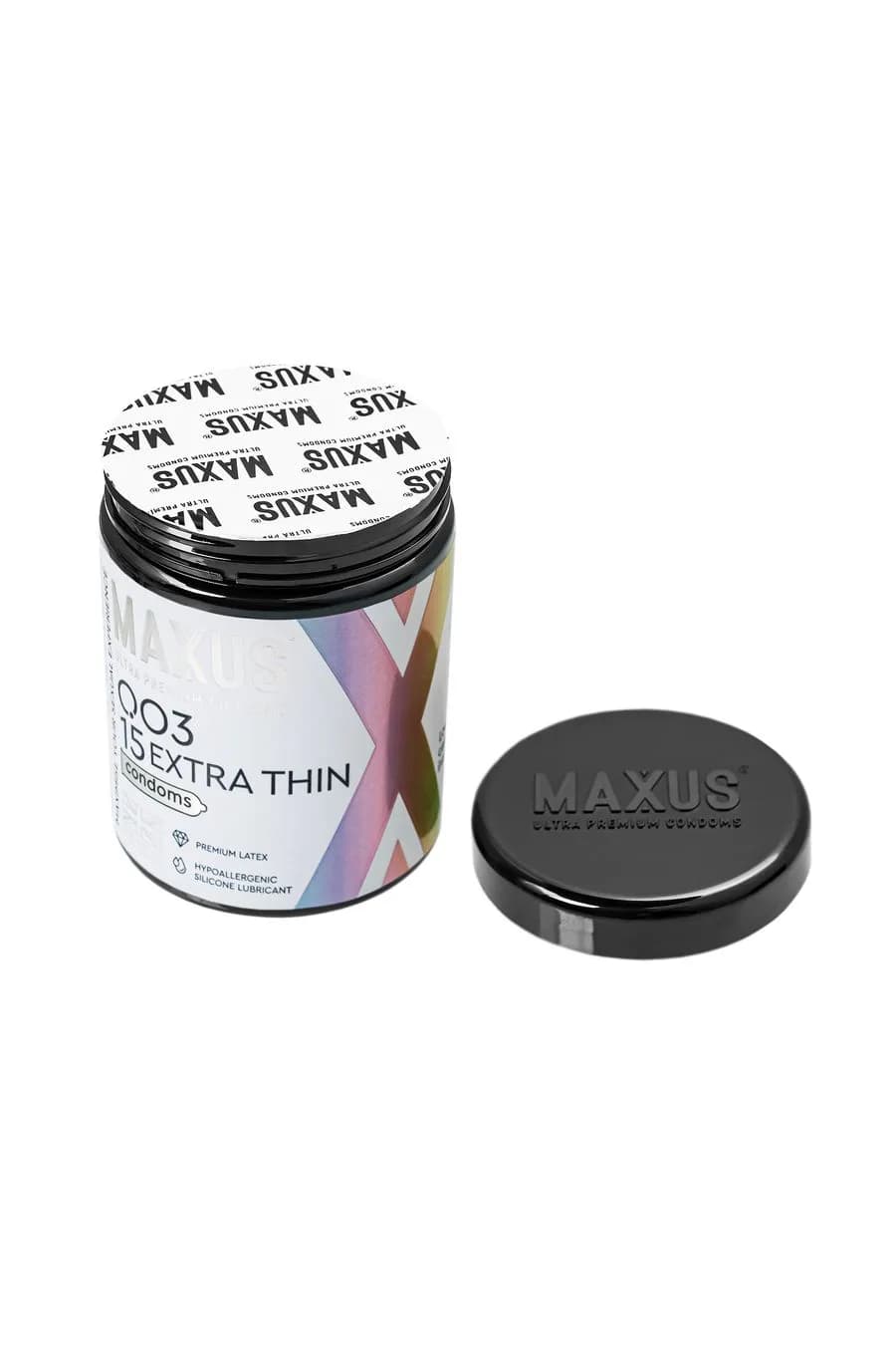 Презервативы MAXUS 003 №15 с железным кейсом, экстремально тонкие X-Edition, 15 шт