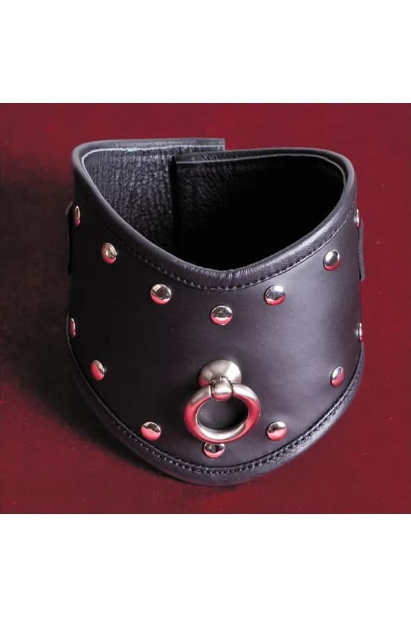 953010 ОШЕЙНИК КОЖА ЧЕРНЫЙ TOYFA-leather