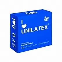 ПРЕЗЕРВАТИВЫ UNILATEX "NATURAL PLAIN" классические, 3 шт.