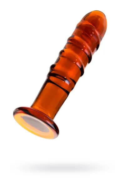 НЕРЕАЛИСТИЧНЫЙ ФАЛЛОИМИТАТОР SEXUS GLASS, СТЕКЛО, КРАСНЫЙ, 14 СМ