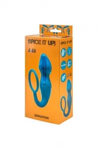 Анальная пробка Spice it up Sensation Dark Aquamarine 