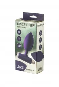 Анальная пробка с вибрацией Spice it up New Edition Perfection Ultraviolet 