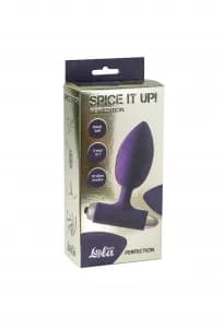 Анальная пробка с вибрацией Spice it up New Edition Perfection Ultraviolet 