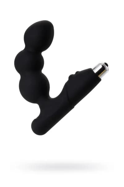 СТИМУЛЯТОР ПРОСТАТЫ EROTIST FOURTH, СИЛИКОН, ЧЁРНЫЙ, 12,4 СМ 541304 