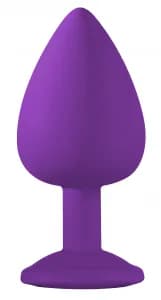 АНАЛЬНАЯ ПРОБКА EMOTIONS CUTIE LARGE PURPLE CLEAR CRYSTAL длина: 6,3 Макс ширина: 2,7 