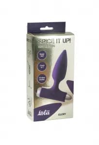 АНАЛЬНАЯ ПРОБКА С ВИБРАЦИЕЙ SPICE IT UP NEW EDITION GLORY ULTRAVIOLET 