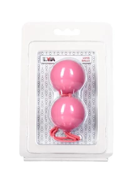 ВАГИНАЛЬНЫЕ ШАРИКИ TOYFA, ABS ПЛАСТИК, РОЗОВЫЙ, 20,5 СМ, Ø 3,5 СМ