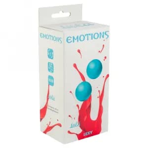 Вагинальные шарики без сцепки Emotions Lexy Large turquoise диаметр — 3 см.