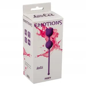 Вагинальные шарики Emotions Foxy Purple диаметр — 2,6 см.
