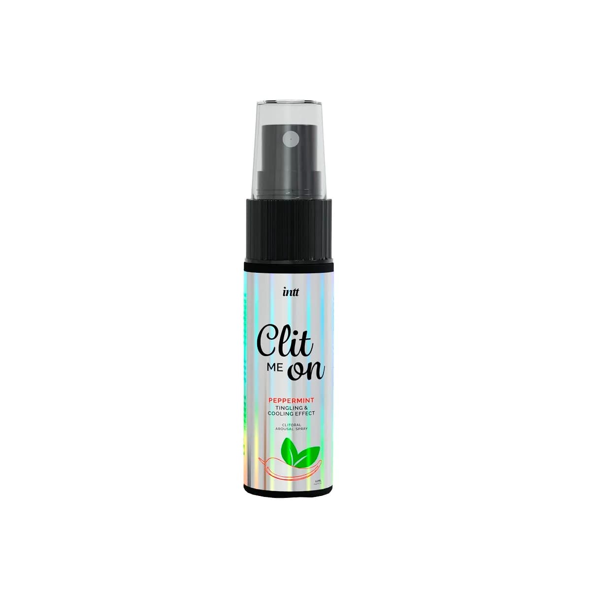 Увлажняющий спрей для тела CLIT ME ON, PEPPERMINT, 12 мл Intt 