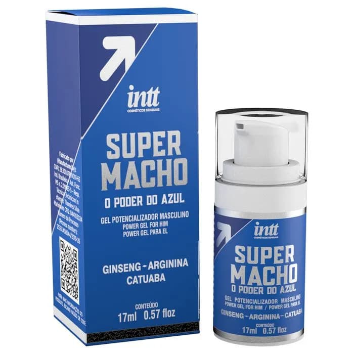 Массажный гель SUPER MACHO, 17 мл Intt 
