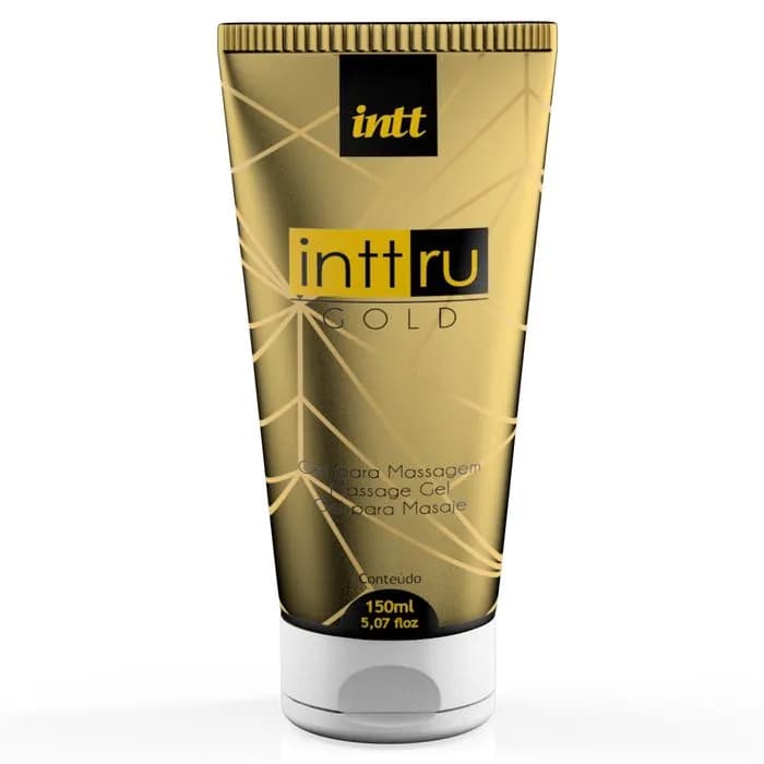 Массажный гель INTT RU, GOLD, 150 мл Intt Cosmetics, но и безопасен для проникновения
