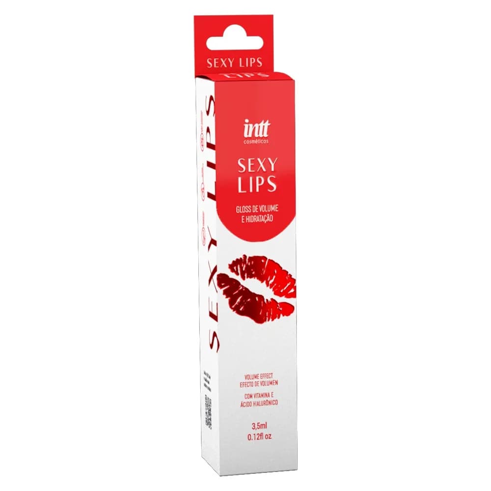 Блеск для губ SEXY LIPS, 3,5 мл Intt Cosmetics, с ароматом клубники