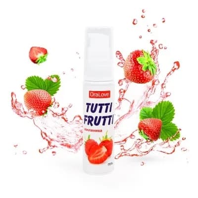 Гель TUTTI-FRUTTI ЗЕМЛЯНИКА серии OraLove 30 г  