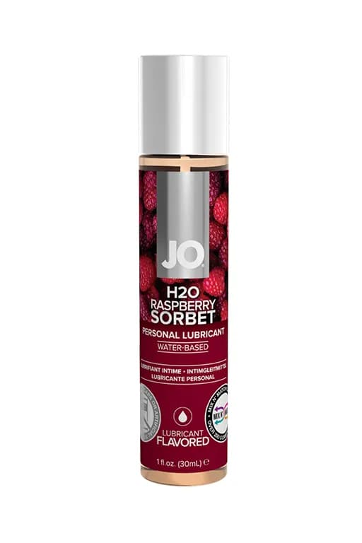 Вкусовой гель "Малиновый сорбет" / JO Flavored Raspberry Sorbet 1oz - 30 мл.