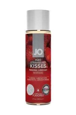 Вкусовой гель "Клубника" / JO Flavored Strawberry Kiss 4 oz - 120 мл.