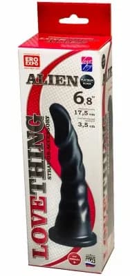 Втулка анальная ALIEN, L 175 мм, D 35 мм цвет чёрный