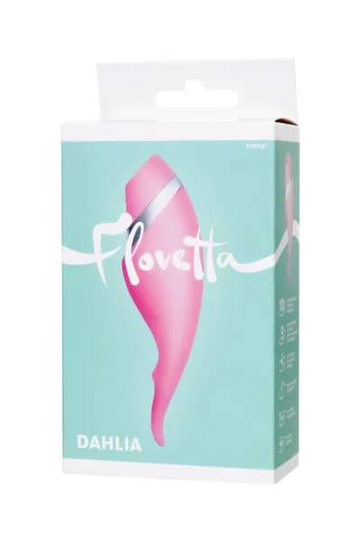 МНОГОФУНКЦИОНАЛЬНЫЙ СТИМУЛЯТОР ЭРОГЕННЫХ ЗОН FLOVETTA BY TOYFA DAHLIA, СИЛИКОН, РОЗОВЫЙ, 14 СМ