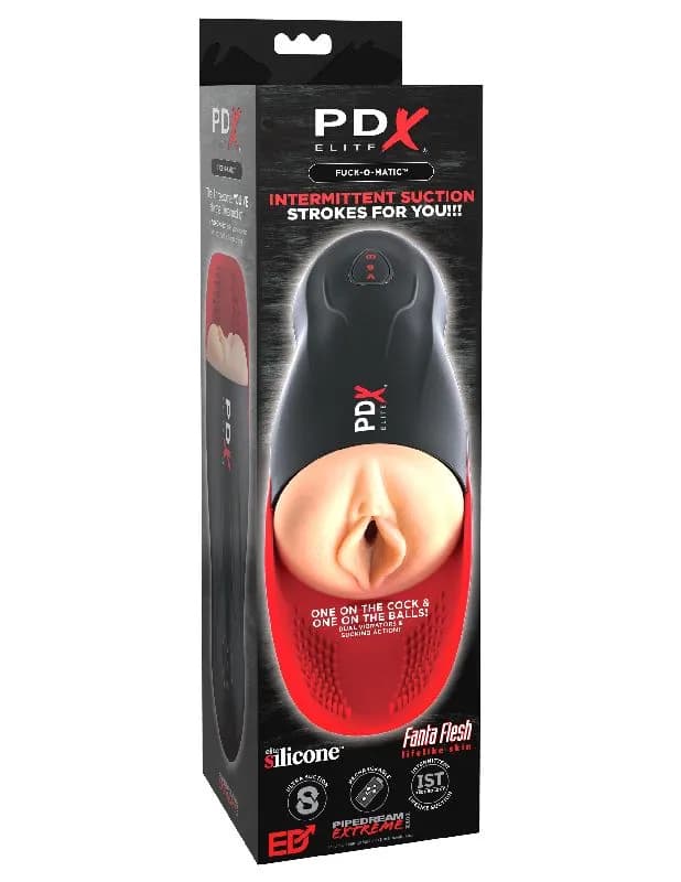 Автоматический мастурбатор PDX Elite Fuck-O-Matic Pipedream, c вибрацией, длина 27.00 см, диаметр 5.10 см 