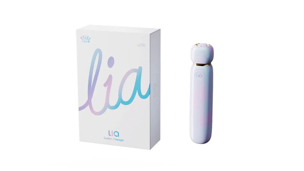 Вакуумный стимулятор LIA, сиреневый ZALO, длина 12.62 см, диаметр 1.20 см 