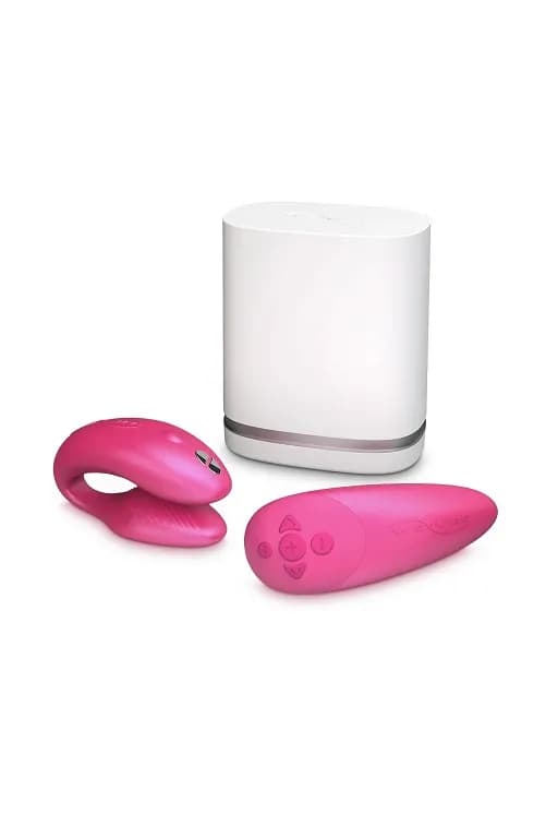 Сенсорный вибромассажер для пар We-Vibe Chorus Pink