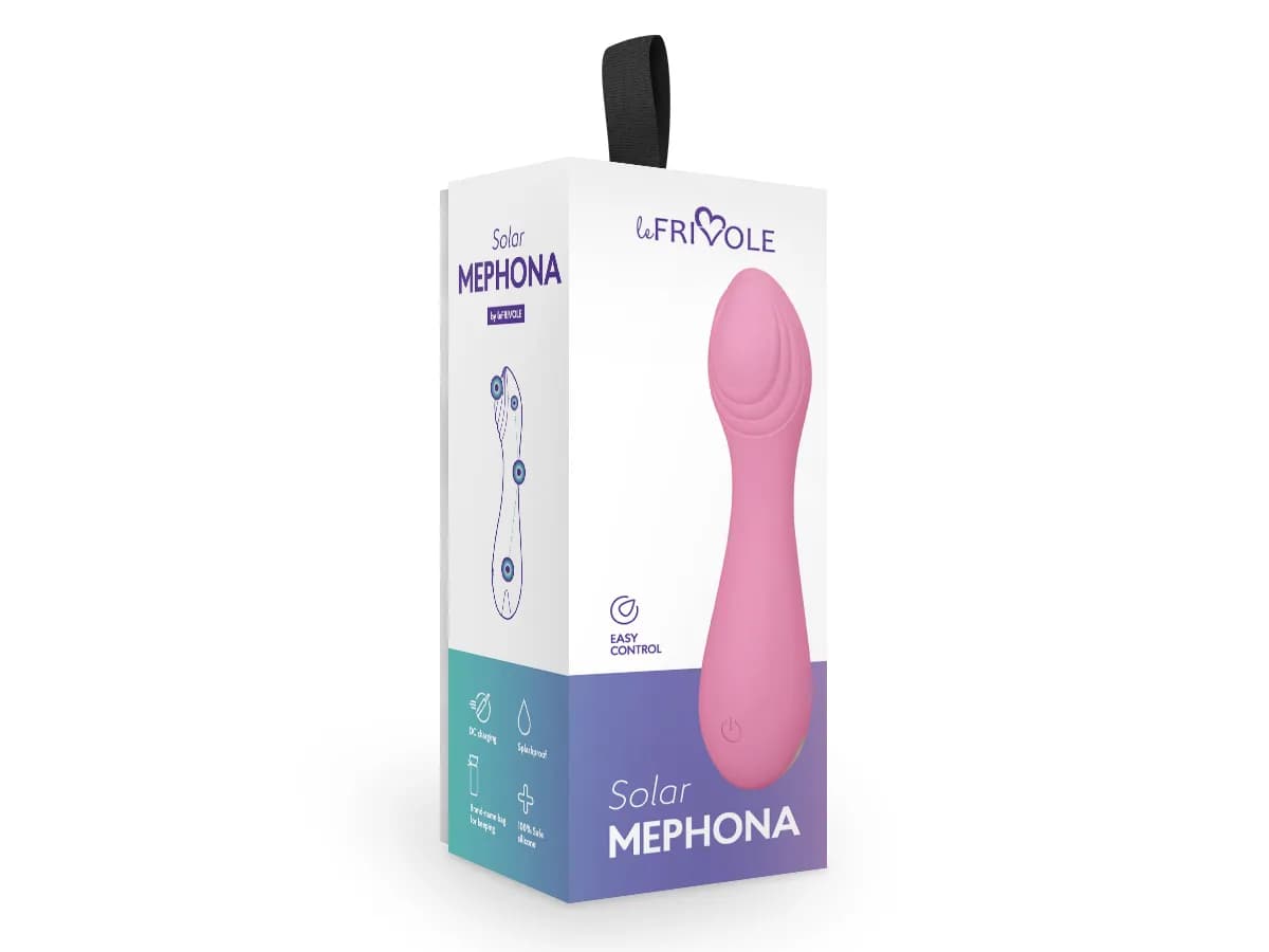 Мини вибратор Mephona, длина: 11,7см цвет Розовый (SOLAR)