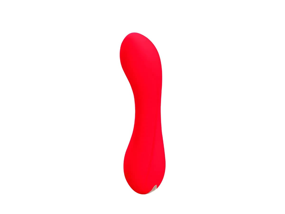Мини вибратор Skadi, длина: 11,7см цвет Алый (SOLAR)