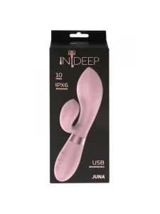 Перезаряжаемый вибратор Indeep Juna Pink Количество режимов: 10