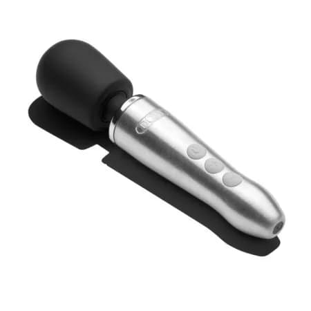 Вибратор Doxy Go серебристый, 16 см