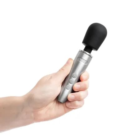 Вибратор Doxy Go серебристый, 16 см