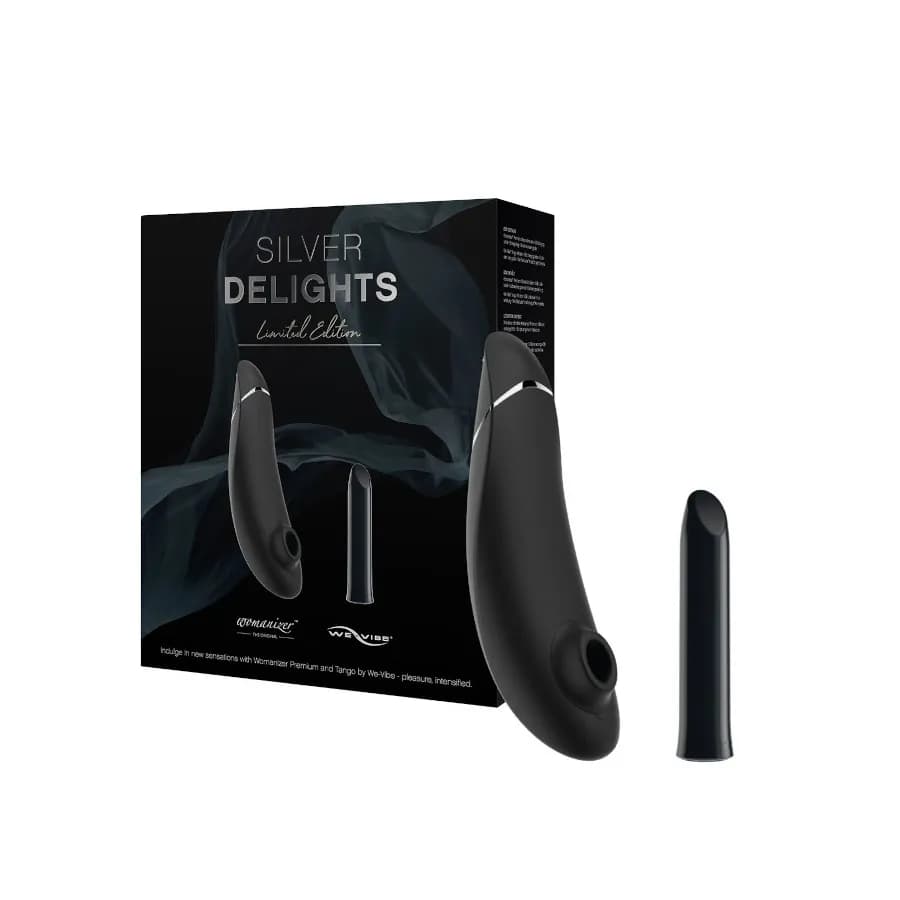 Набор Silver Delights: Womanizer Premium + We-Vibe Tango