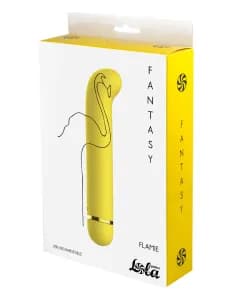 Перезаряжаемый вибратор Fantasy Flamie Yellow 
